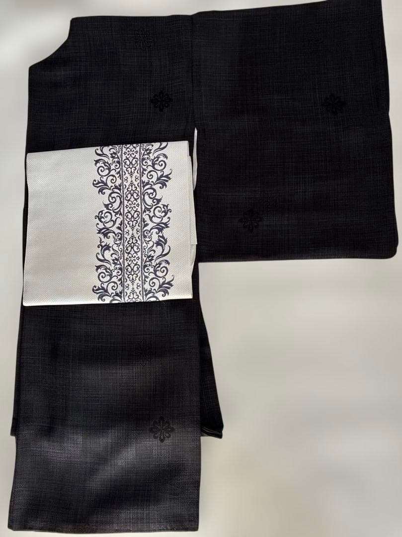 斉藤上太郎　舞花文　墨黒