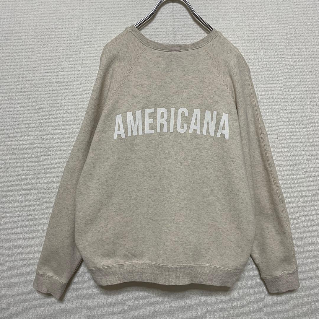 AMERICANA |MICA&DEAL ラグランスリーブ　スウェット