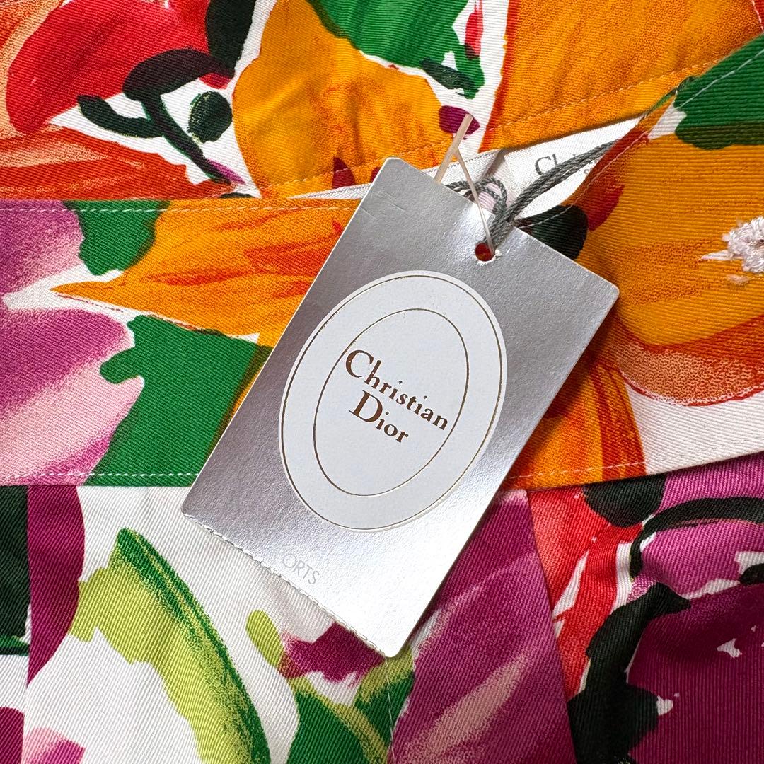 新品 90s VINTAGE DIOR floral printed pants