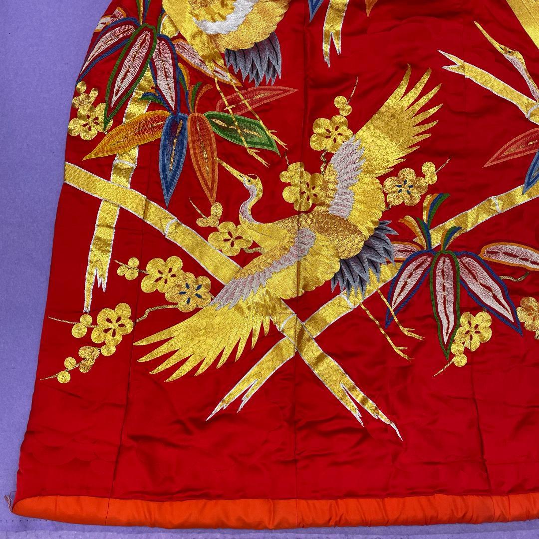 Y★3114★ 色打掛 豪華 金駒刺繍 相良刺繍 婚礼 新婦 結婚式 花嫁