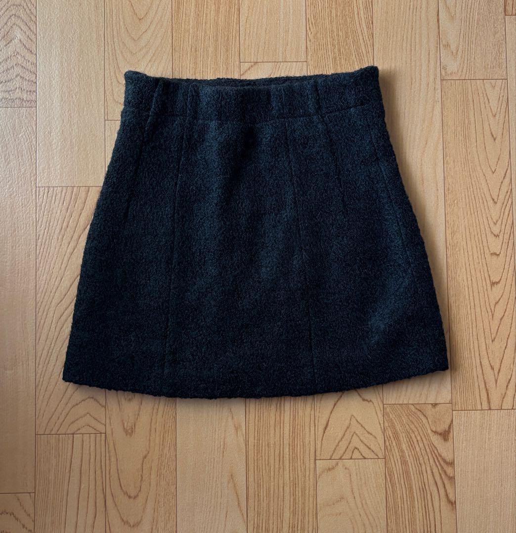 the toe スカートセットアップ　フリース　ボアコート