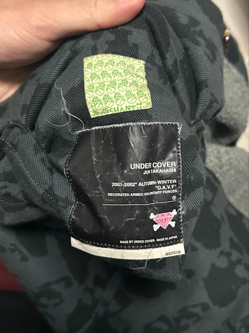 01aw UNDERCOVER SHANTii D.A.V.F スカルテーラード