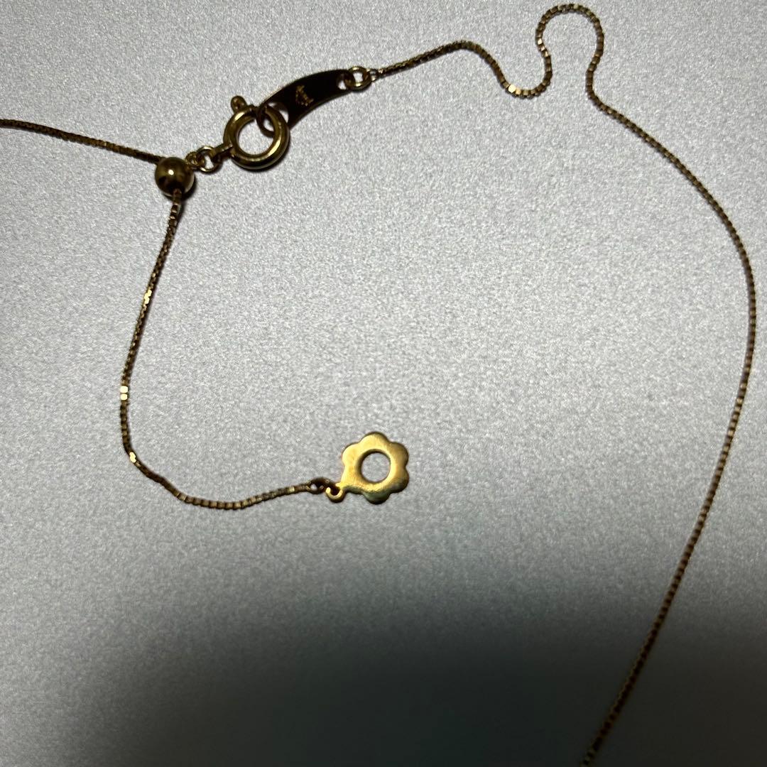 【値下げ】テイクアップ　K18ベネチアンフリーチェーン&チャーム