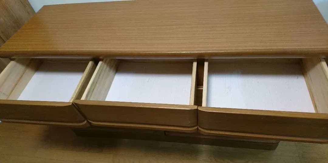 サンウッディ-ローチェスト3段 W140xD45xH84cm