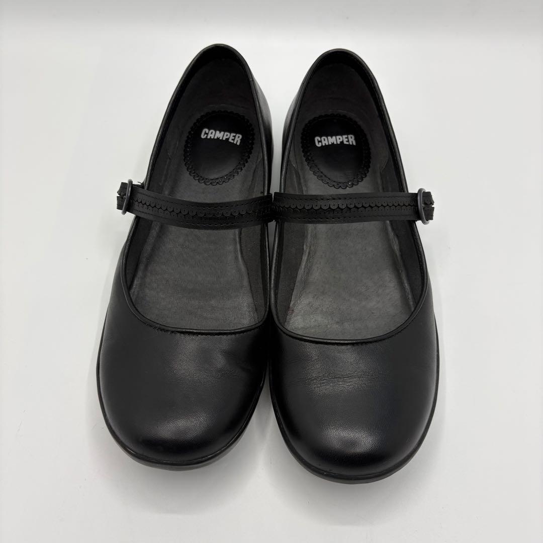 CAMPER スパイラルコメット メリージェーン 37 ブラック 美品