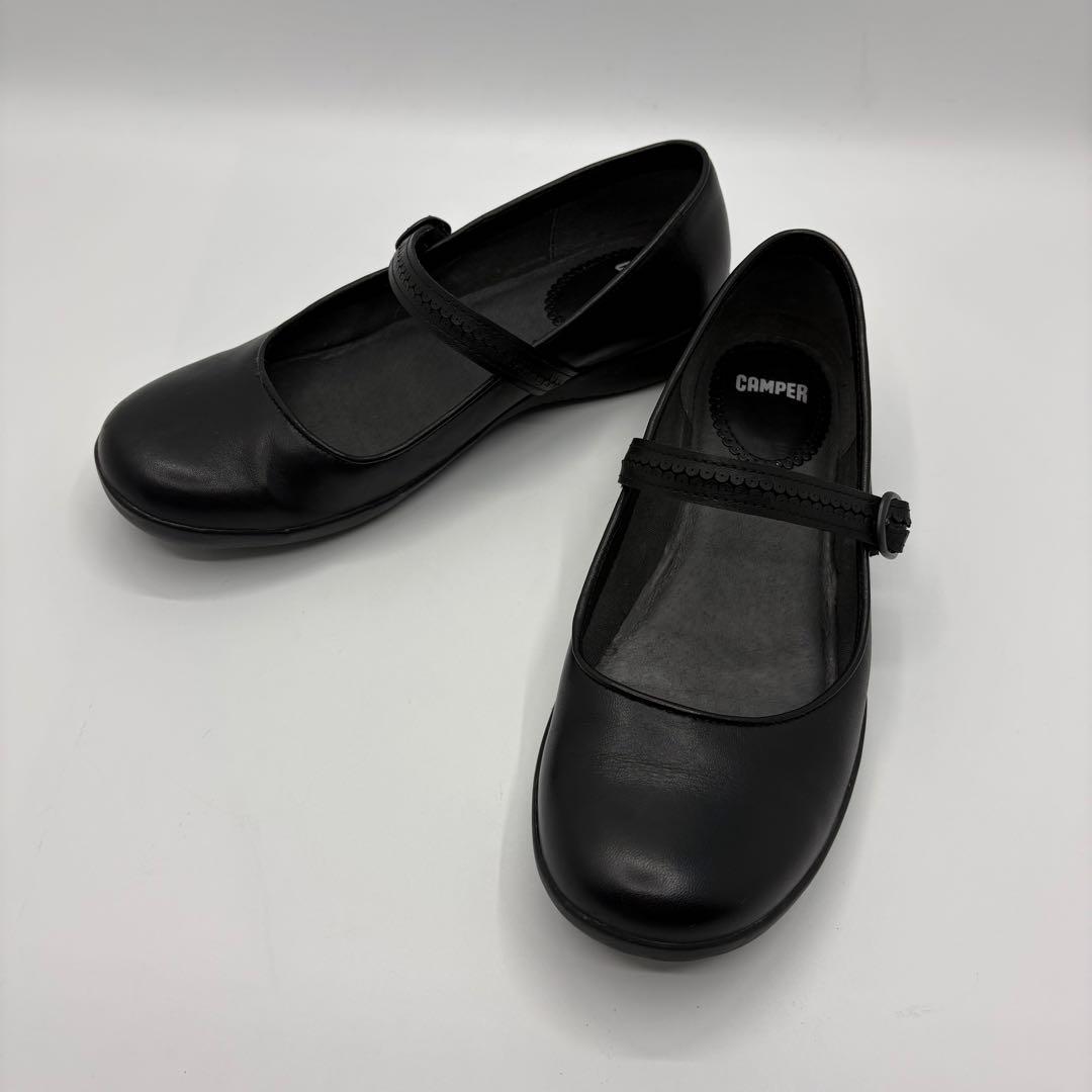 CAMPER スパイラルコメット メリージェーン 37 ブラック 美品