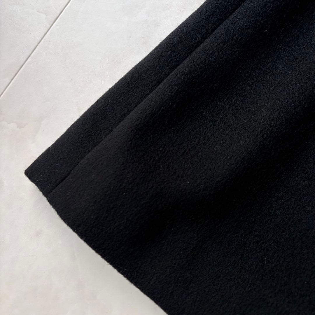極美品✨エムチャリオット最高級カシミヤ100% ロングコート 黒 M 日本製