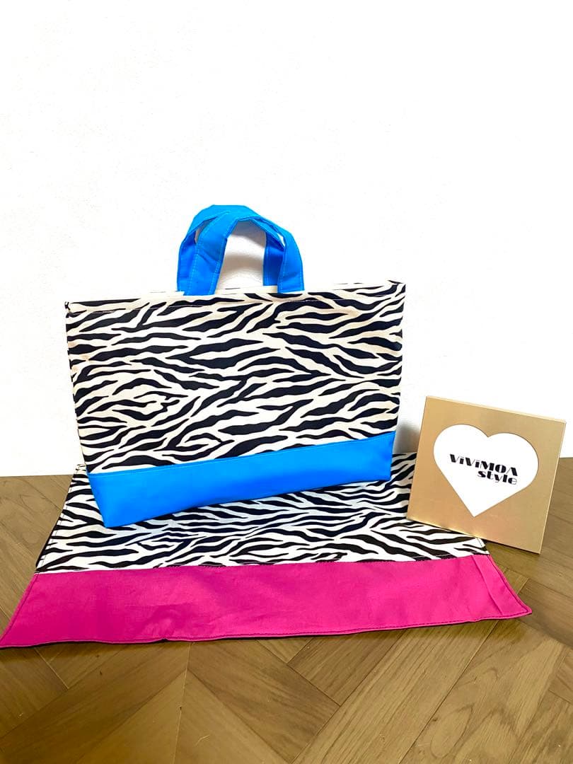 pooooon96　ゼブラ柄　ピンク　入園入学グッズ