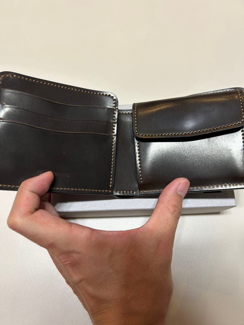 ワイルドスワンズ　フルシェルコードバン　グラウンダー　ダークコニャック