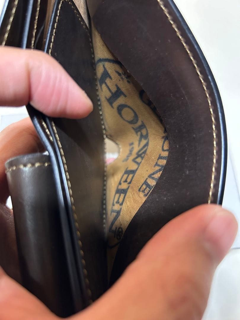 ワイルドスワンズ　フルシェルコードバン　グラウンダー　ダークコニャック