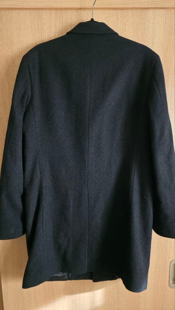 【美品】Theory チェスターコート 黒 サイズL