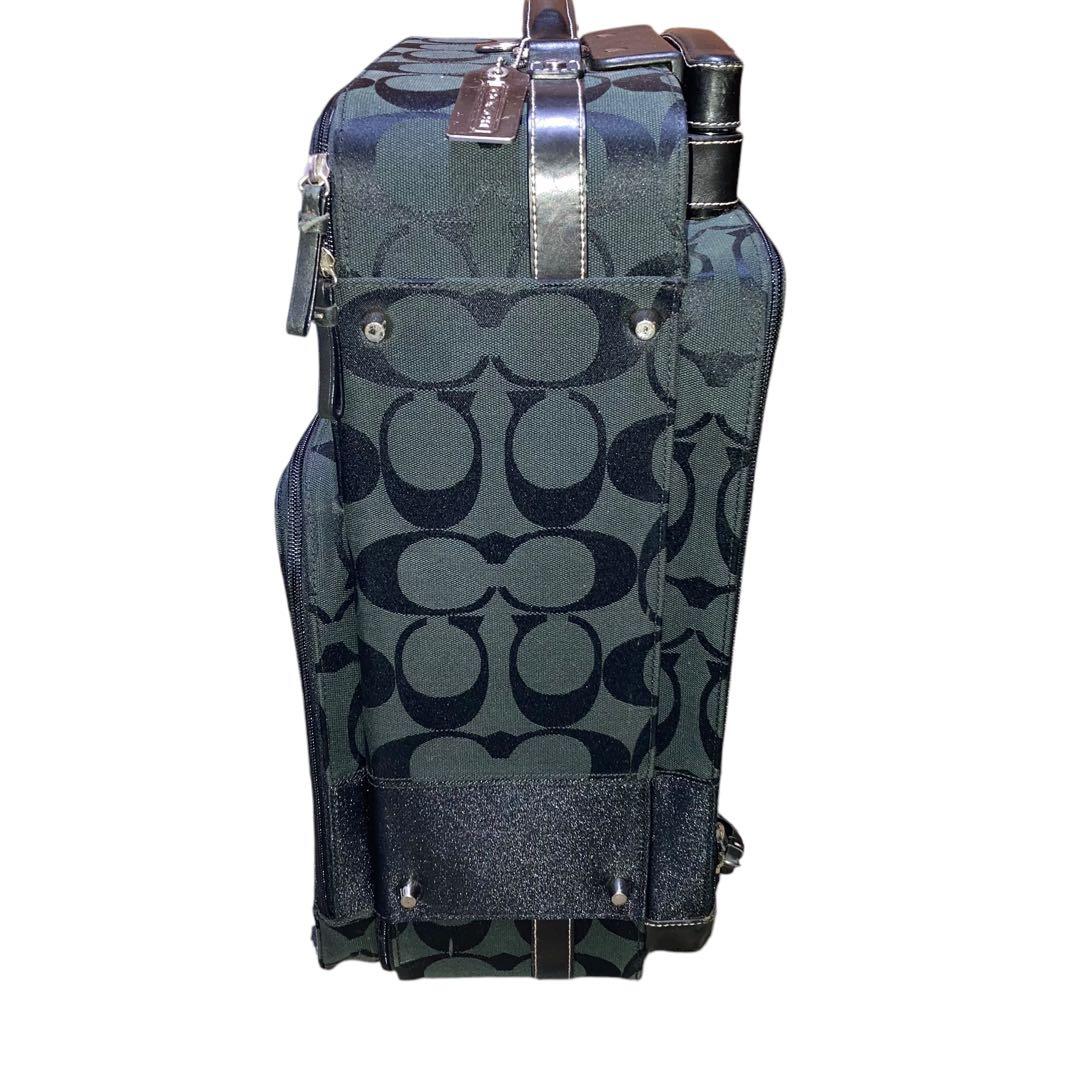 コーチ　キャリーケース　スーツ　F77180　シグネチャー　黒