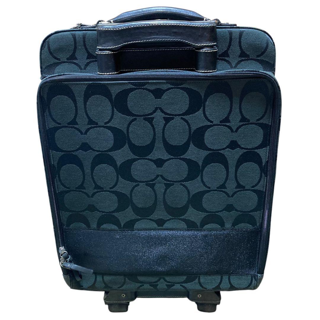 コーチ　キャリーケース　スーツ　F77180　シグネチャー　黒