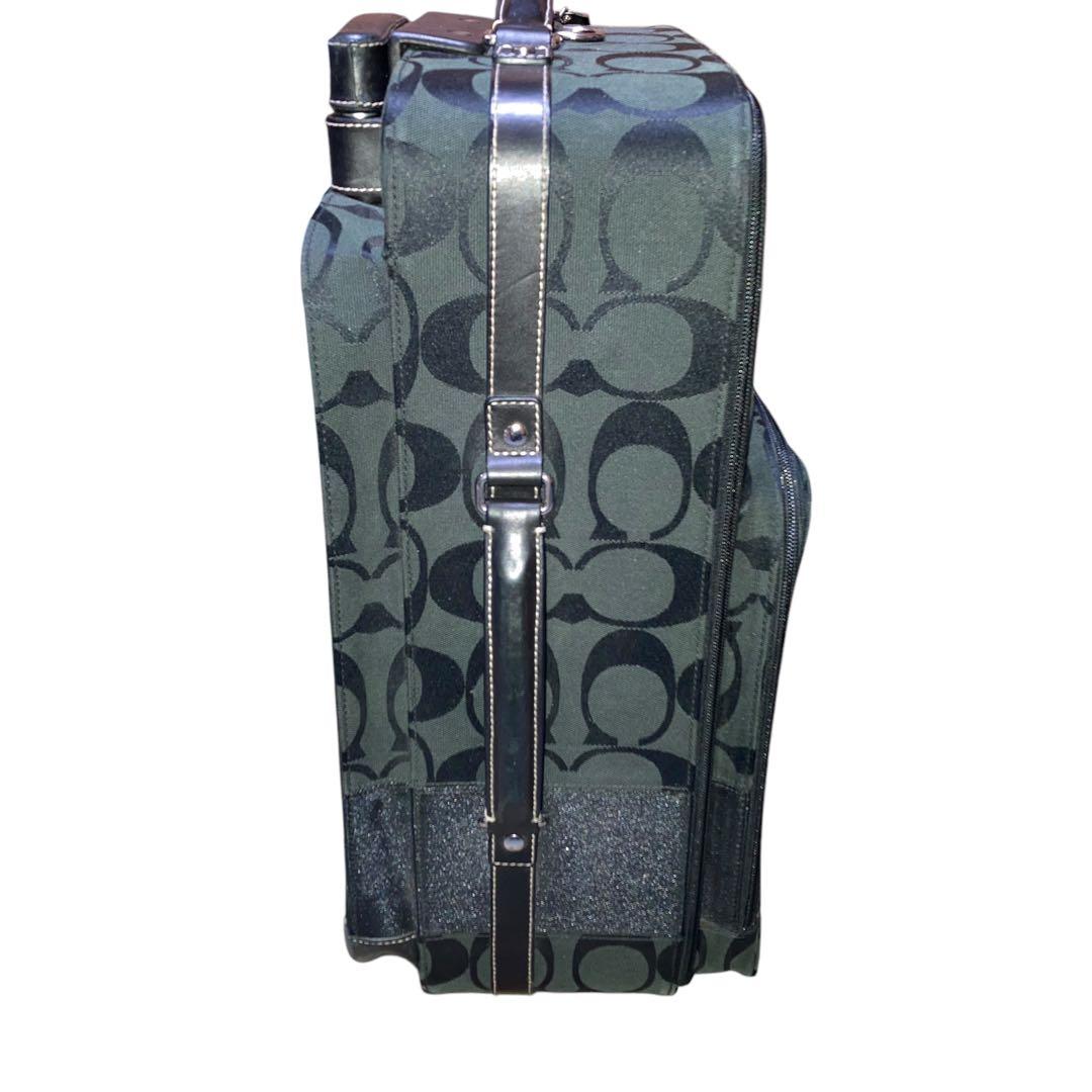 コーチ　キャリーケース　スーツ　F77180　シグネチャー　黒