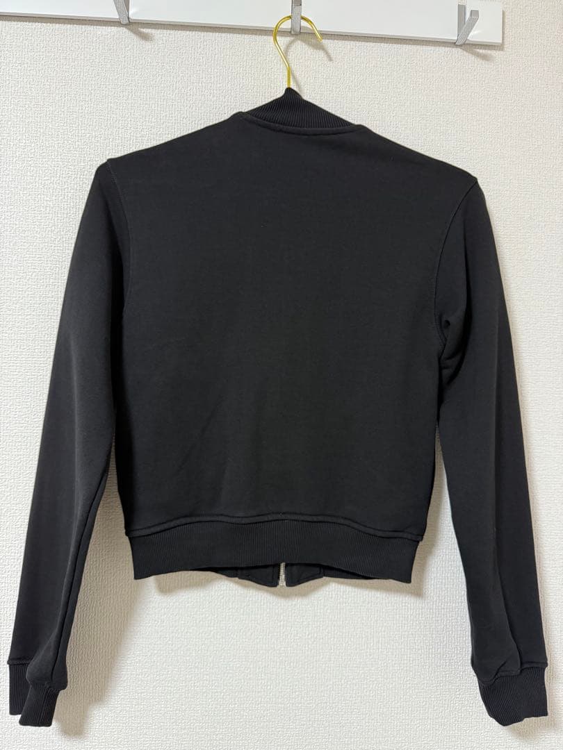 美品 DIESEL ジップアップスウェット F-Flacin ブラック 黒 XS