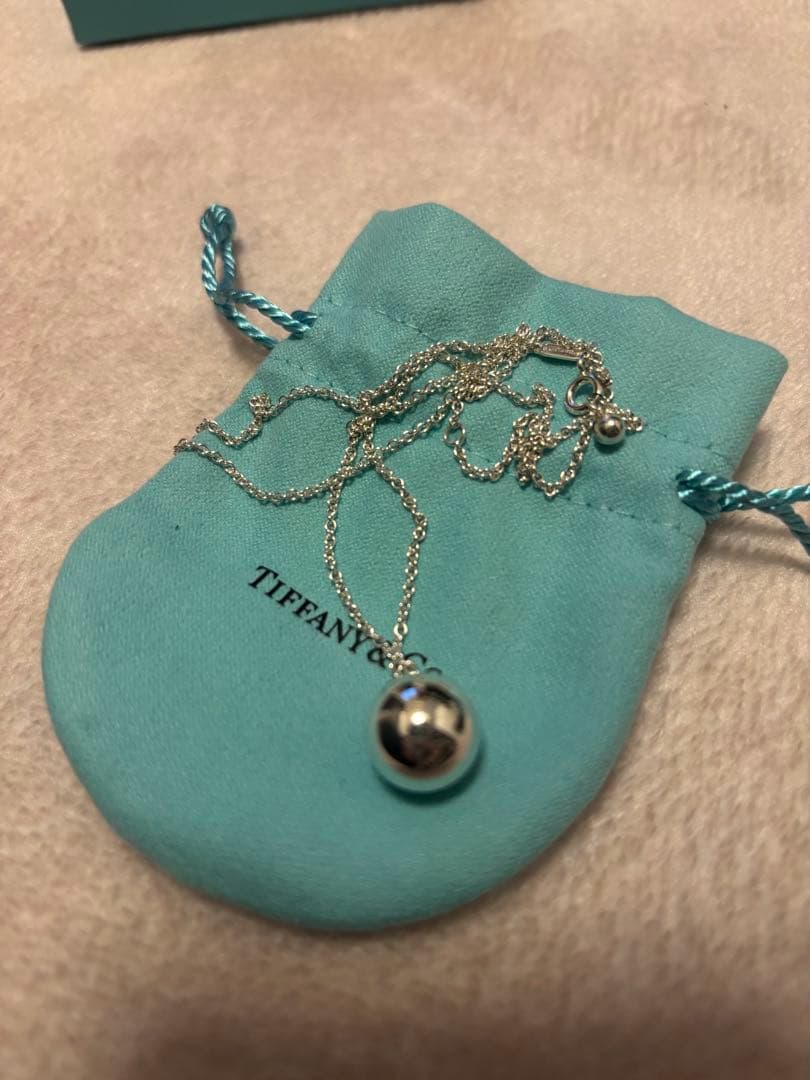 Tiffany & Co. シルバーボールペンダント ネックレス