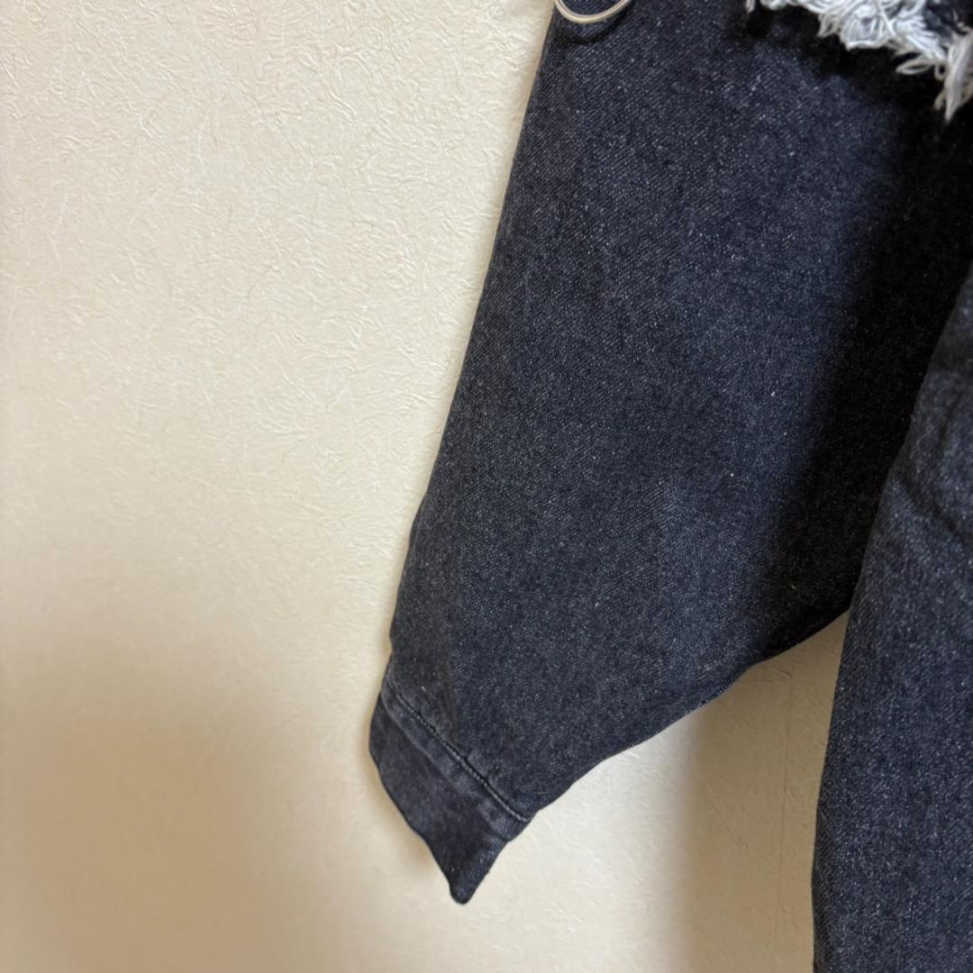 新品 PAMEO POSE 2WAY DENIM JACKET フリンジ