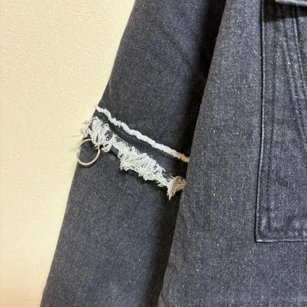 新品 PAMEO POSE 2WAY DENIM JACKET フリンジ