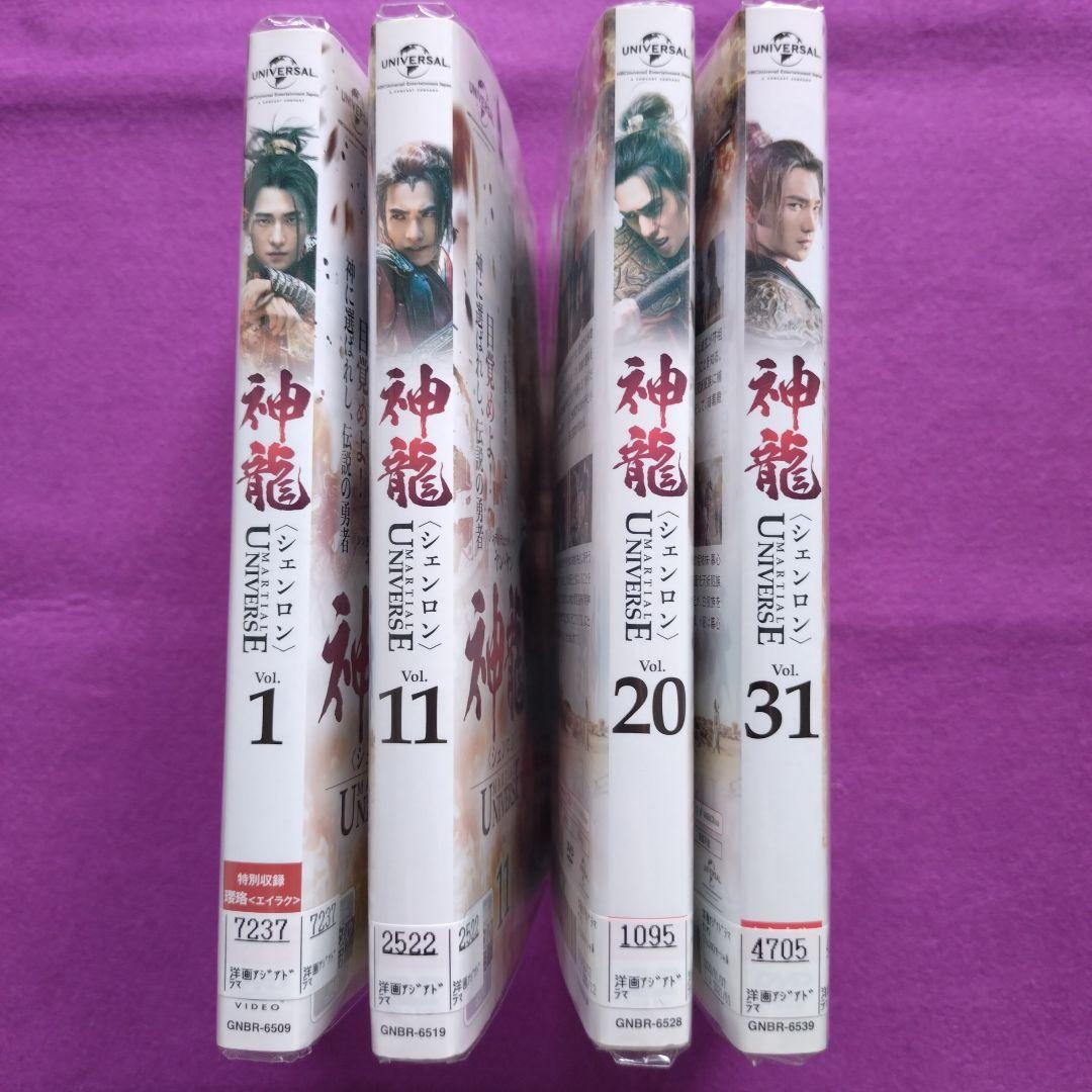 中国ドラマ『神龍〈シェンロン〉全39巻　レンタル落ちDVD』