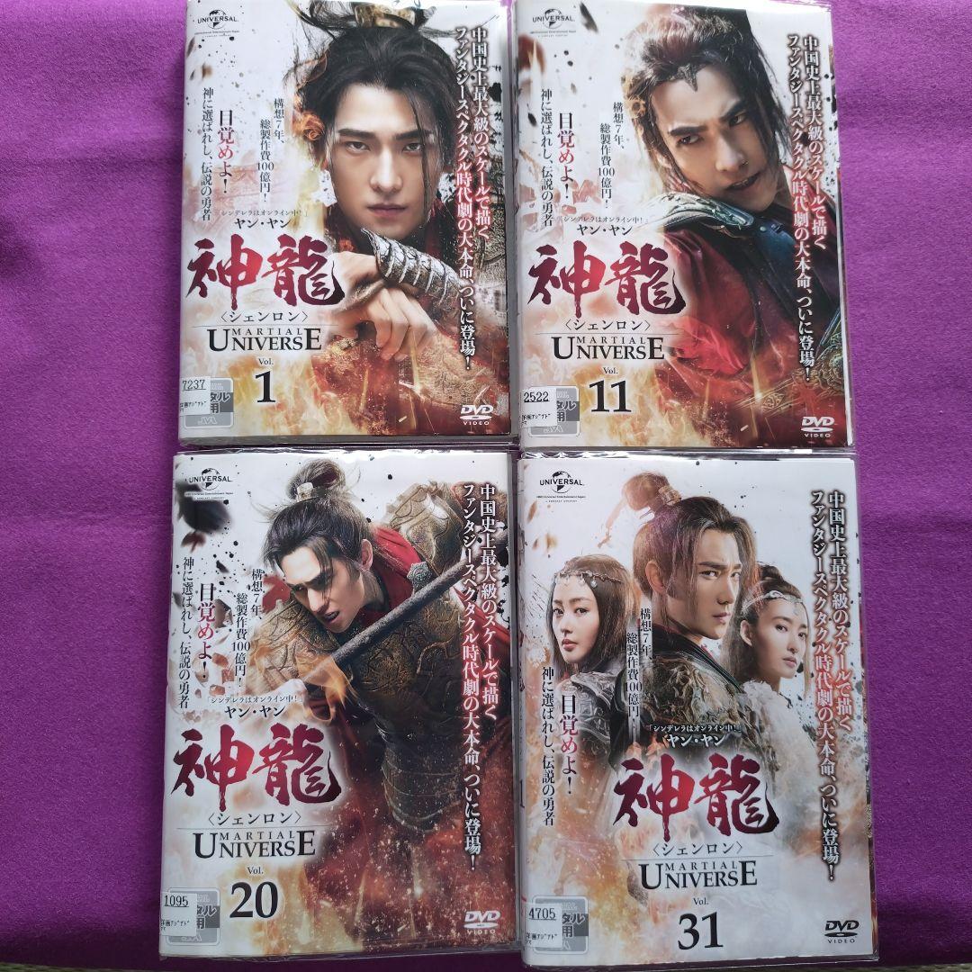 中国ドラマ『神龍〈シェンロン〉全39巻　レンタル落ちDVD』