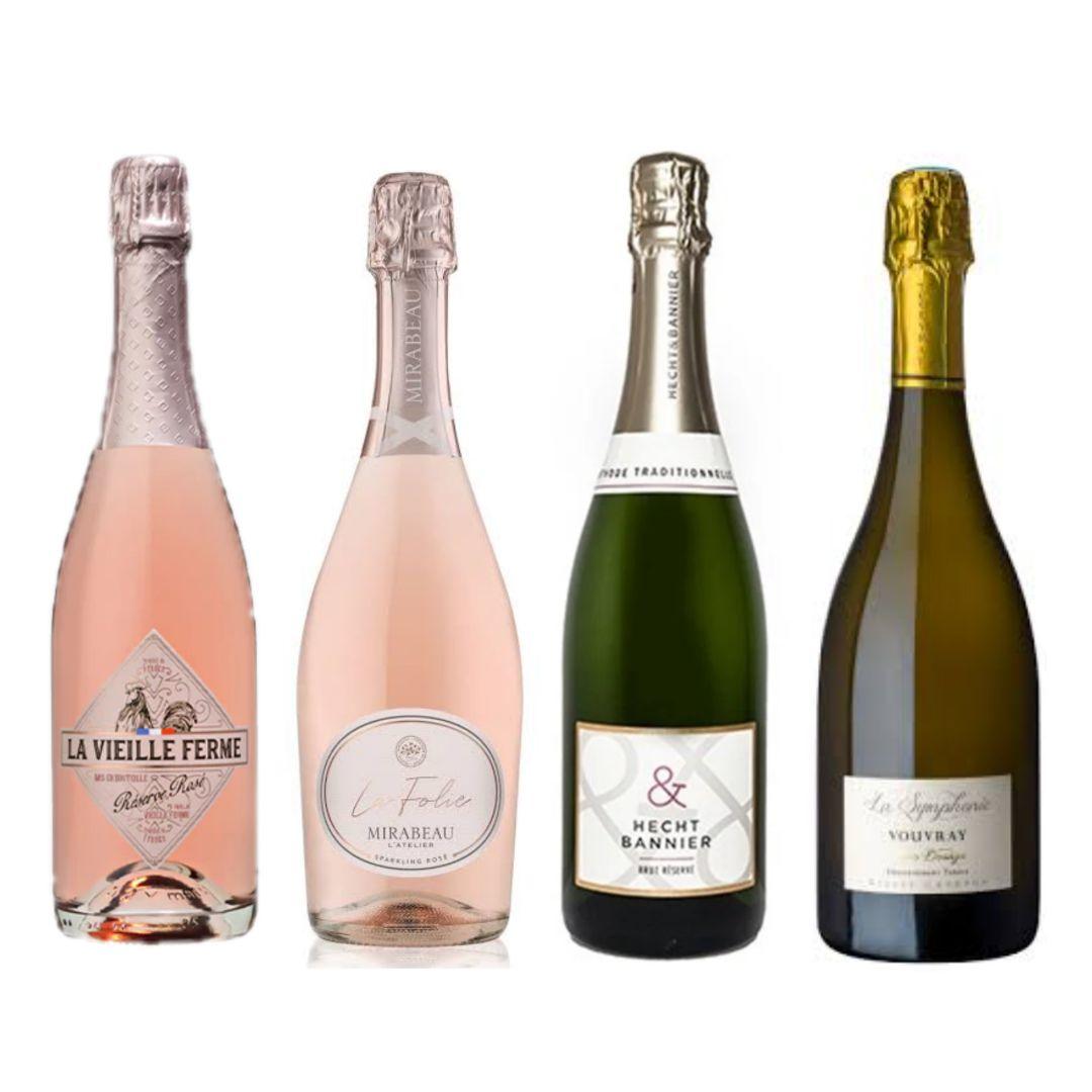 【送料無料】【5本セット】フランス産スパークリング＋カヴァ