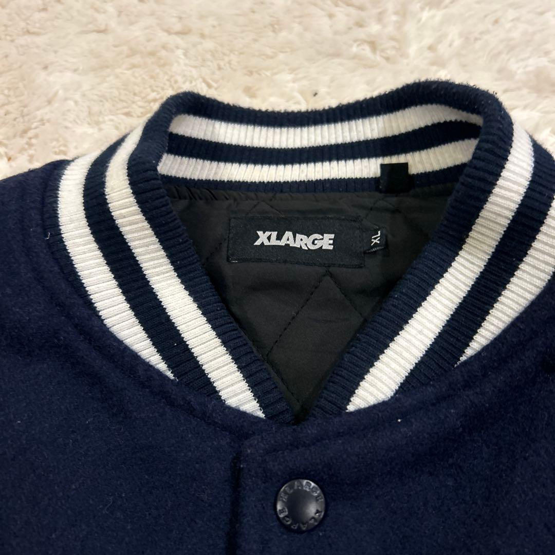 ⭐️XLARGE スタジャン ネイビー　X L