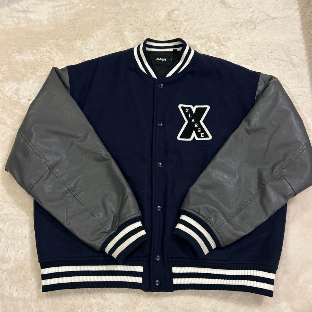 ⭐️XLARGE スタジャン ネイビー　X L