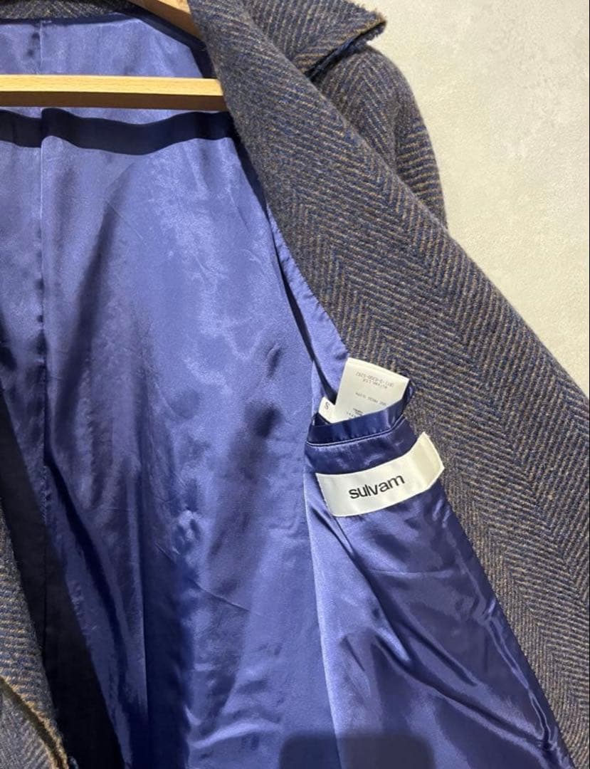 【美品】sulvam 19aw break over coat