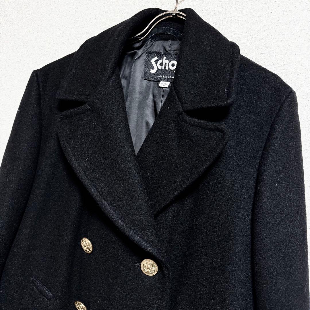 USA製 Schott L8530 ダブルブレストピーコート メンズM相当