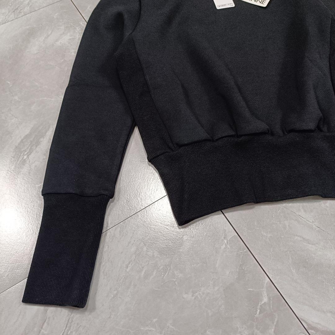 断捨離中様お値引き 美ライン トレーナー ブラック L 日本製 洗える