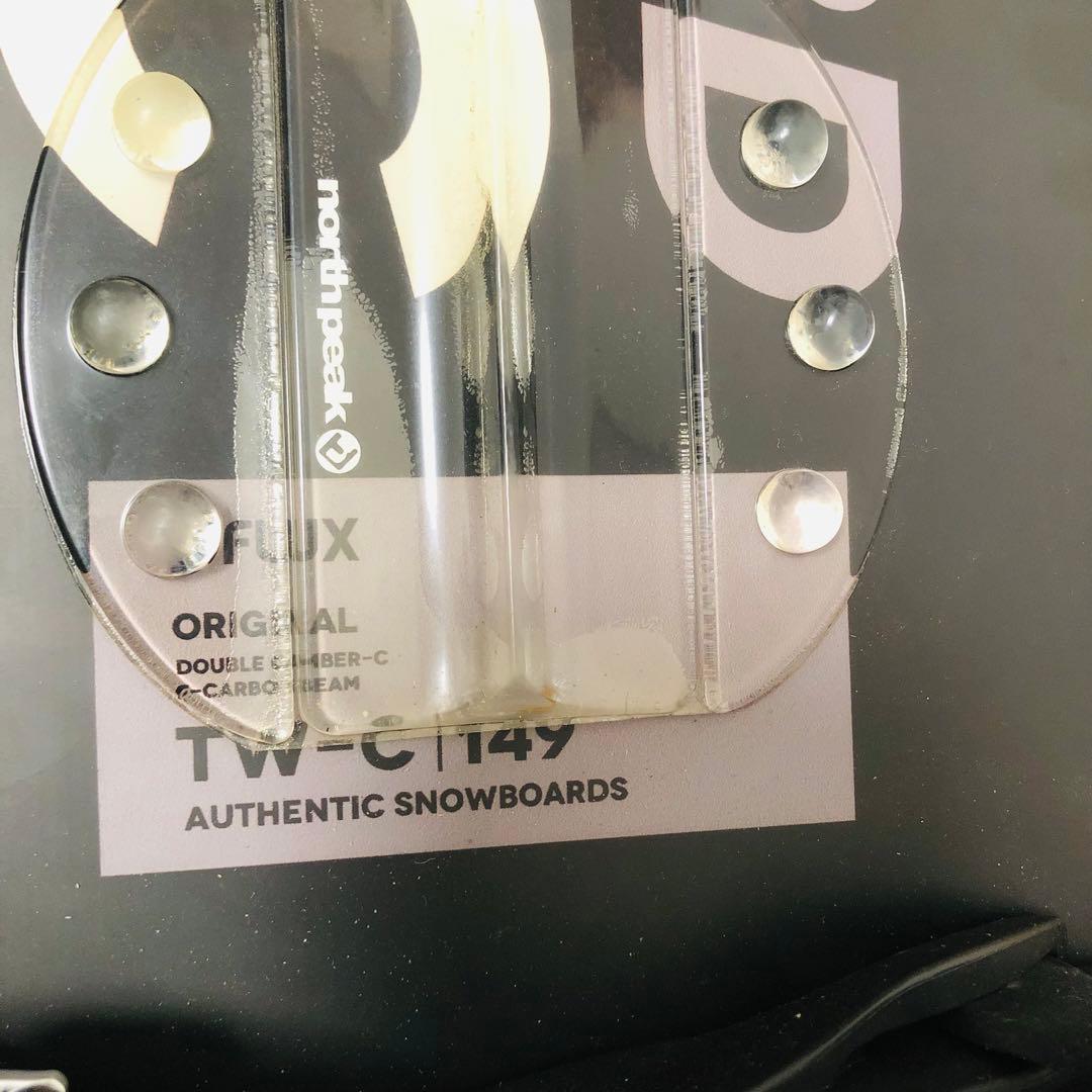 FLUX TW-C 149cm 超軽量グラトリボード　FLUXバイン付き