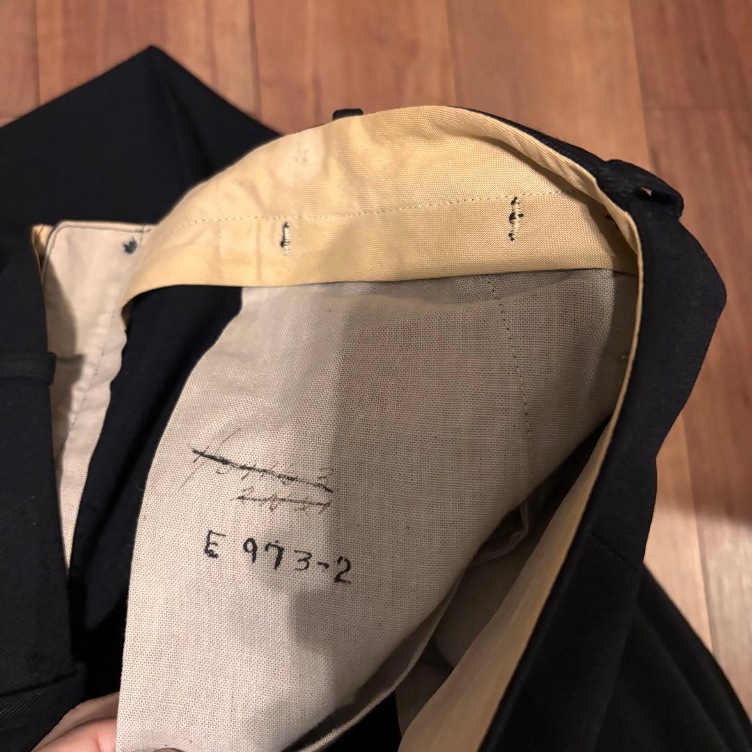 美品 50s 50年代 ２タック ウールギャバ スラックス vintege