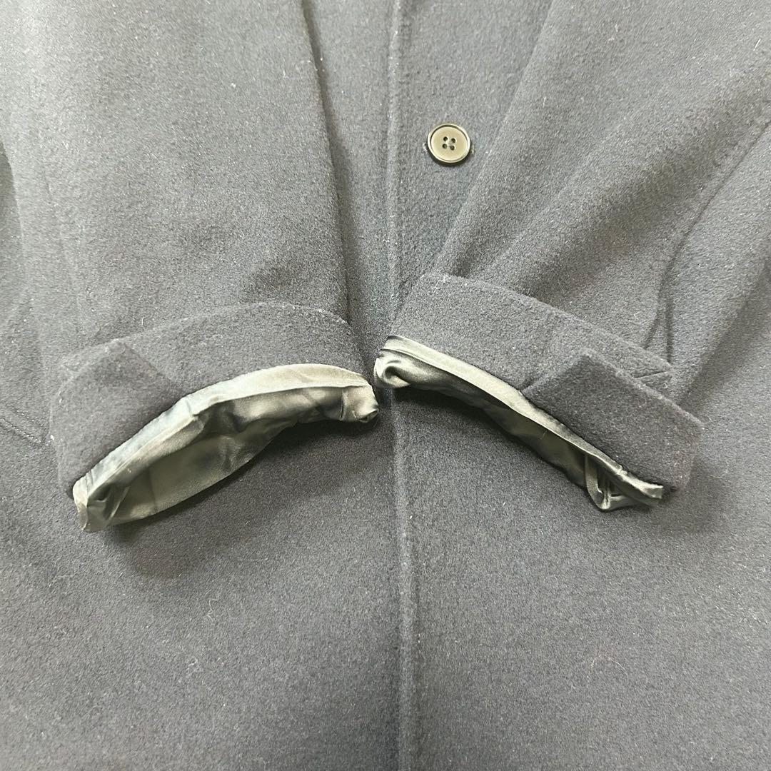 美品 ユナイテッドアローズ 最高級カシミヤ混 3B ロングチェスターコート XL