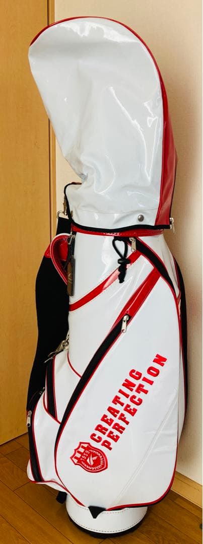 Kasco ゴルフ　キャディバッグ ホワイト/レッド　美品　初心者　おすすめ
