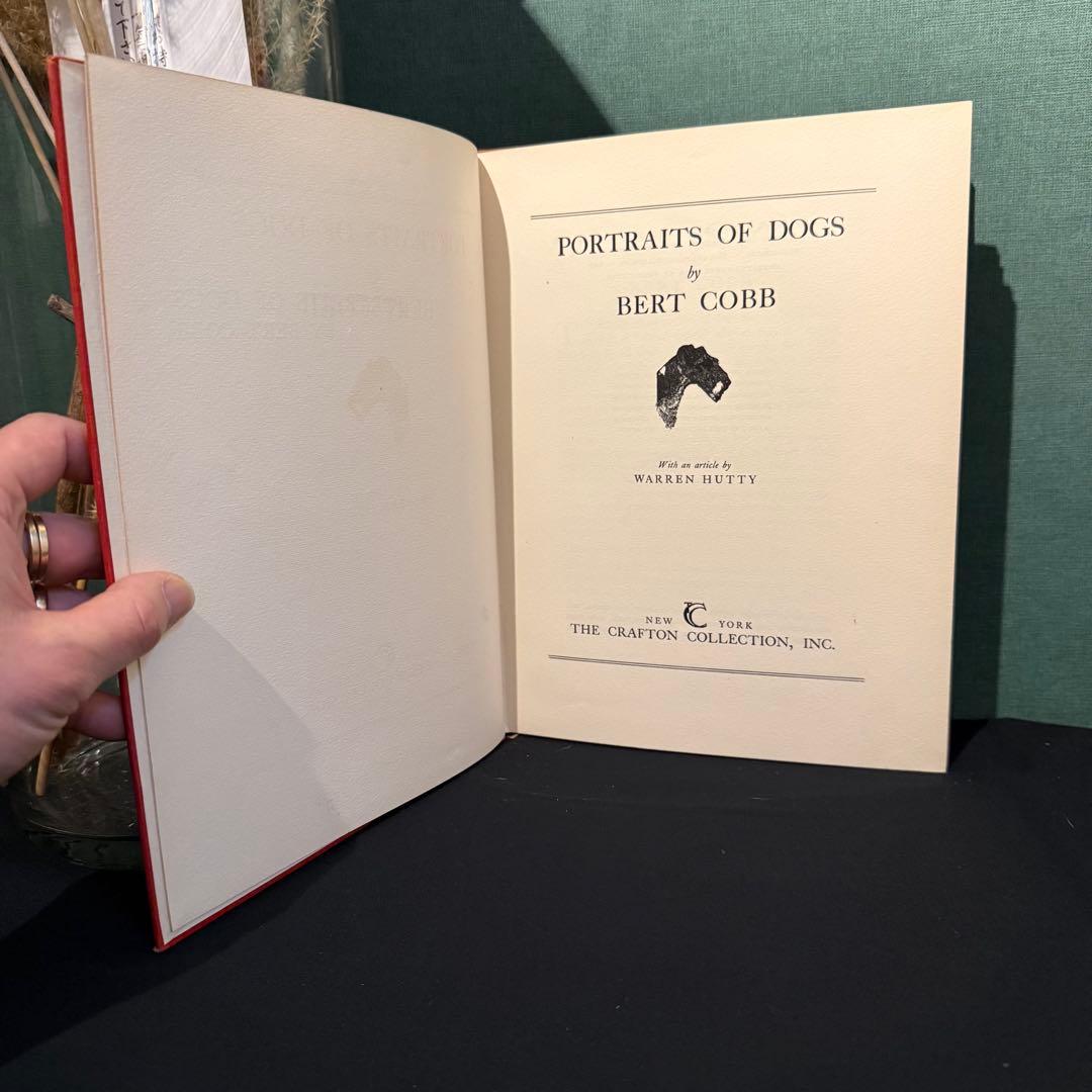 1931年出版 エッチング 犬 BERT COBB アメリカ