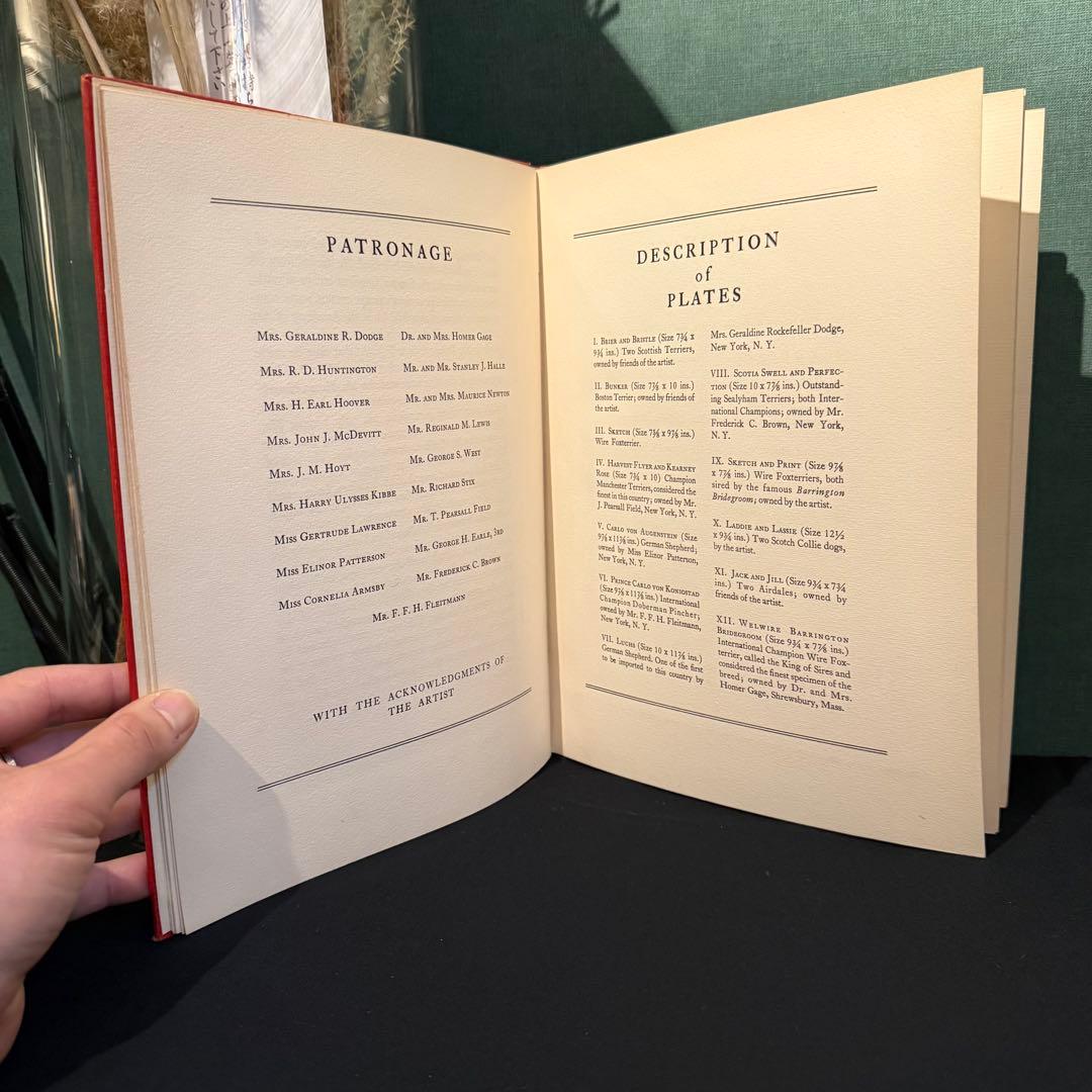 1931年出版 エッチング 犬 BERT COBB アメリカ