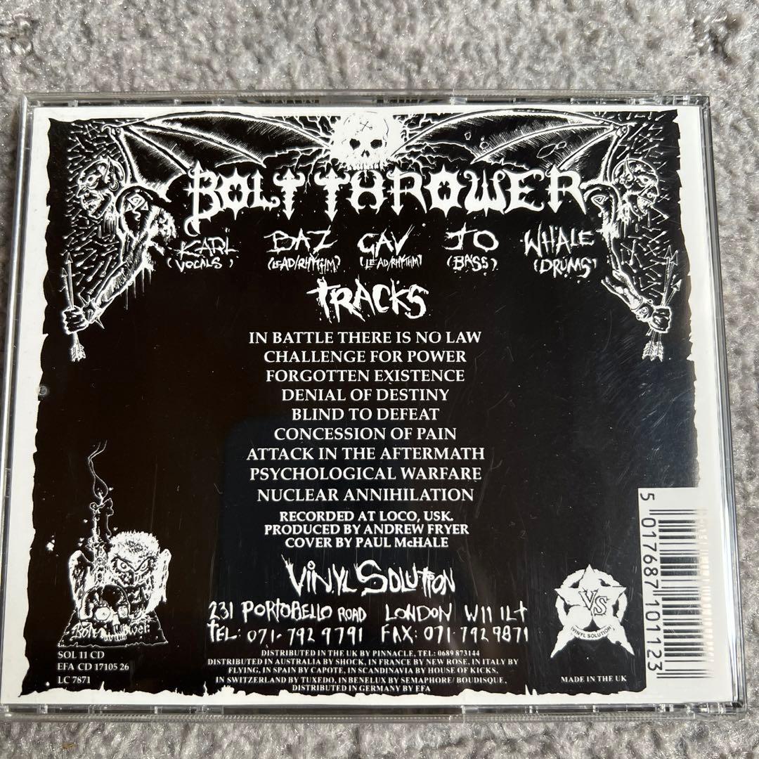 洋楽 Bolt Thrower / In Battle There Is No Law