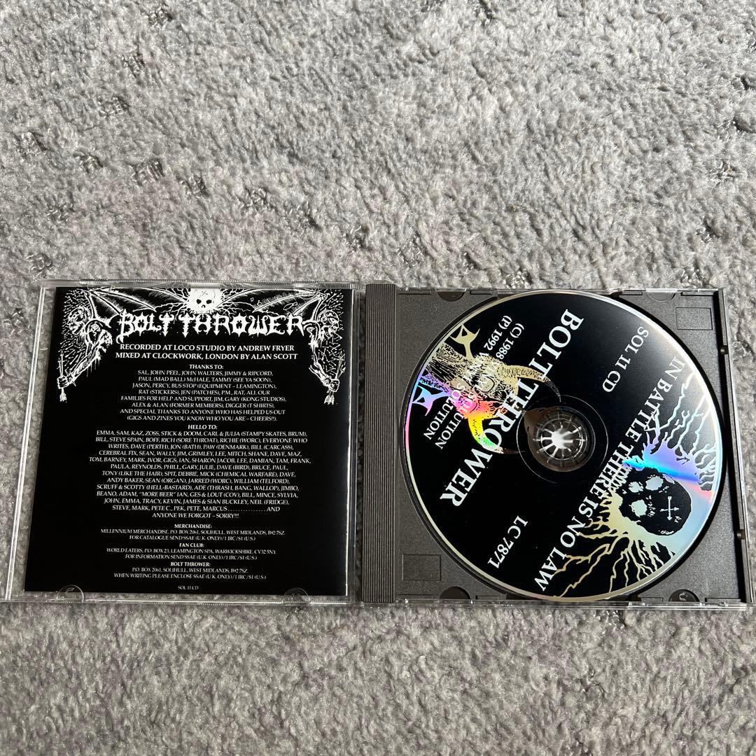 洋楽 Bolt Thrower / In Battle There Is No Law