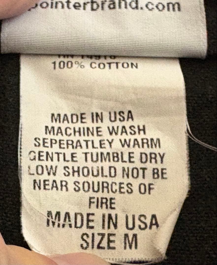 POINTER L.C.キング カバーオール ブラック　USA製　Mサイズ