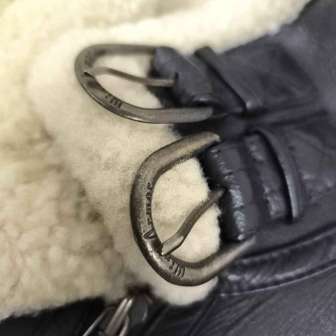 ✨美品✨ ウインドアーマー B-3タイプ ムートンジャケット 羊革 茶色