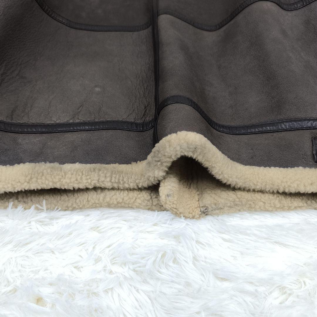 ✨美品✨ ウインドアーマー B-3タイプ ムートンジャケット 羊革 茶色