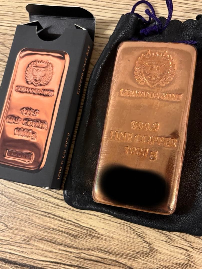 純銅 インゴット ゲルマニアミント