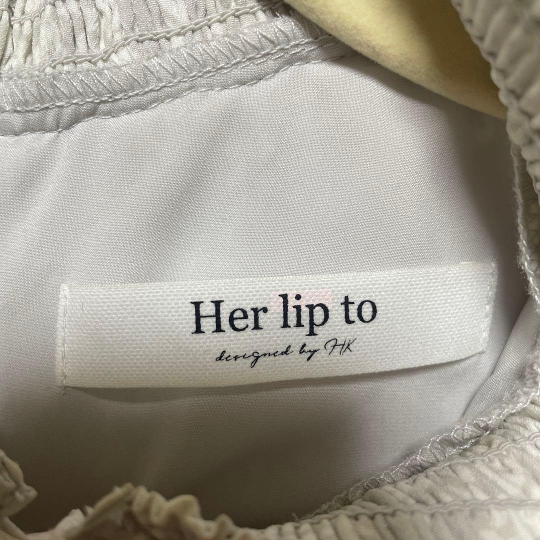 ワンピース Herlipto WinterFloral Long-sleeve Dress