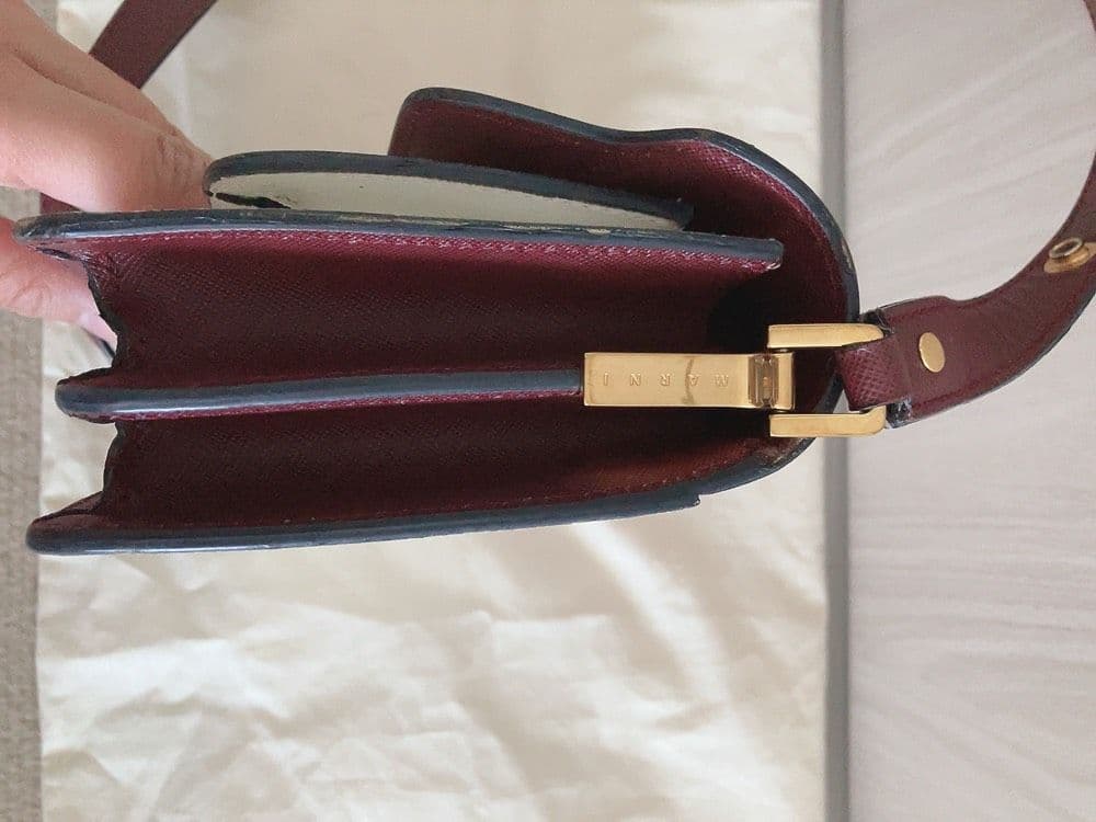 MARNI　マルニ　TRUNK BAGトランクミニ　レザー　ショルダーバッグ
