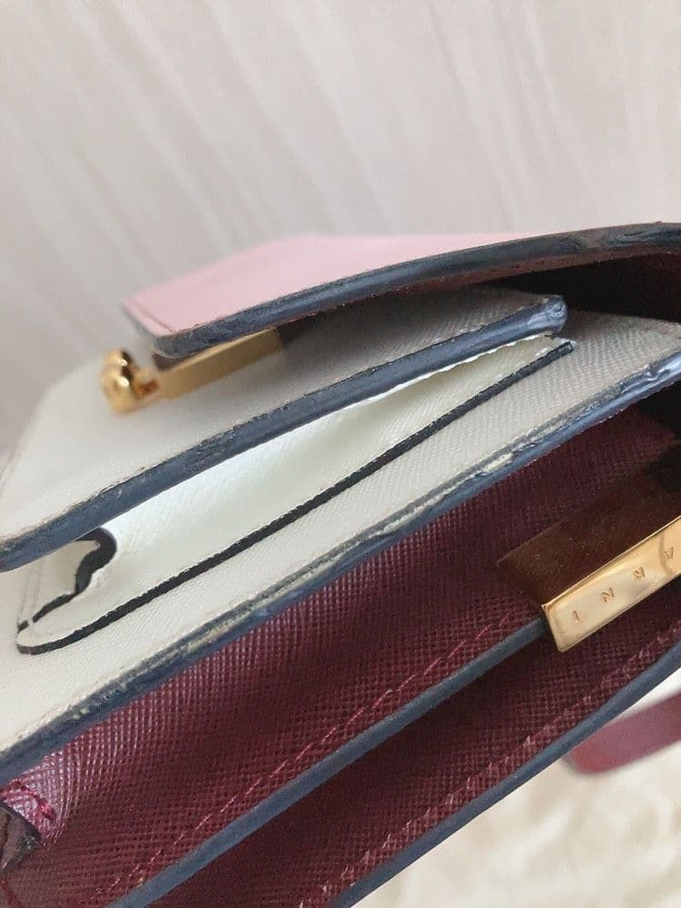 MARNI　マルニ　TRUNK BAGトランクミニ　レザー　ショルダーバッグ