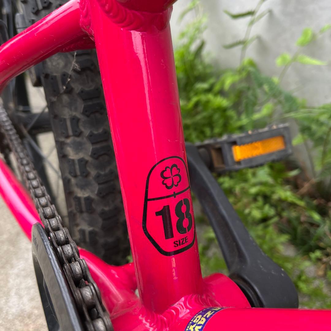 ヨツバサイクル　18インチ　限定マゼンタカラー　東京多摩地区より