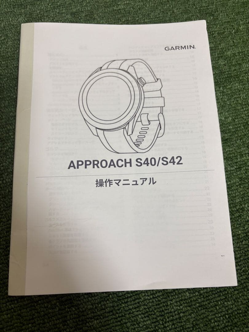 ★GARMIN APPROACH S40ホワイト　美品