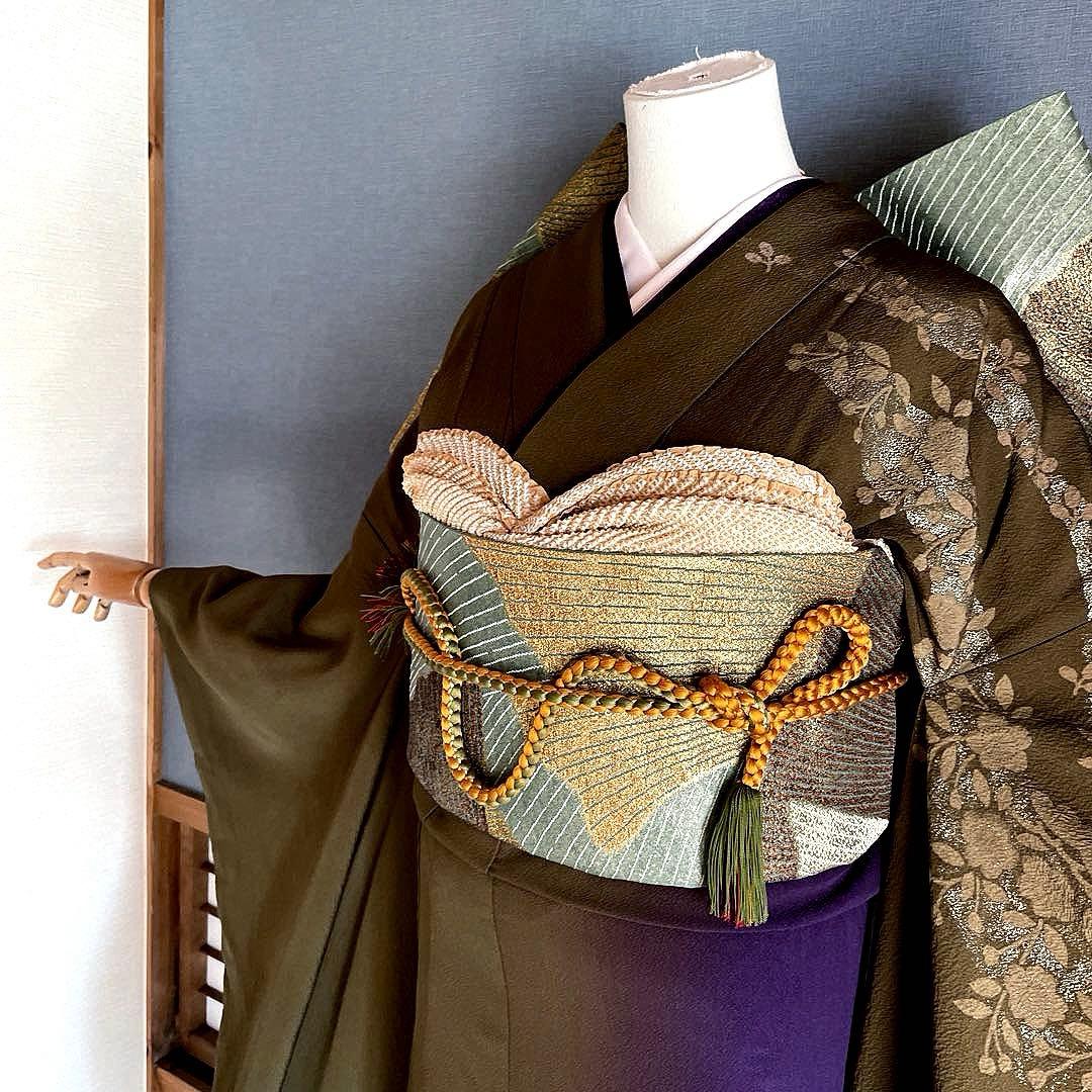 振袖フルセット　辻ヶ花　手描き友禅　ぼかし染め　成人式振袖　振袖　裄丈70