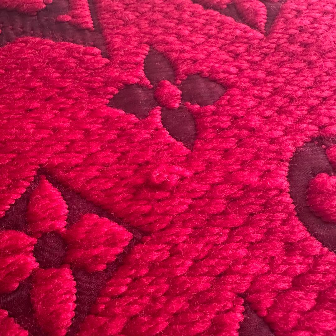 【正規品】　ルイヴィトン マフラー　赤