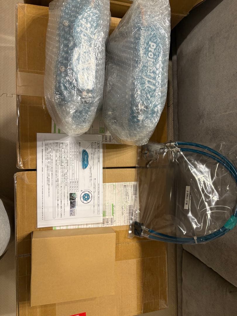 か*様 projecu μ 青 ブレーキディスク キャリパー ローターセット 新